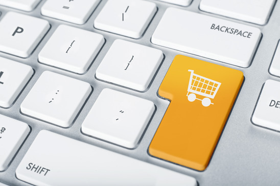Online shopping computer key